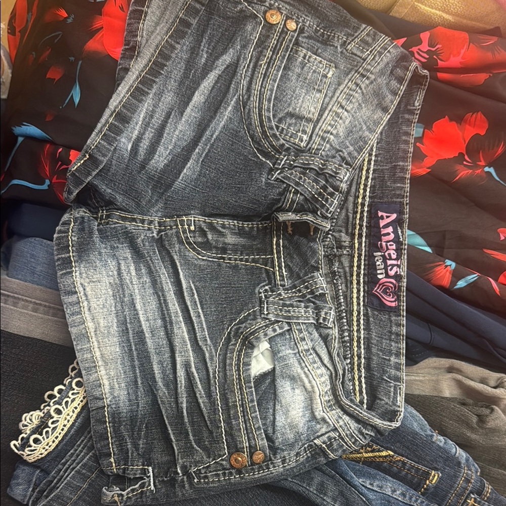 Angels Blue Jeggings with Classic Indigo Wash
